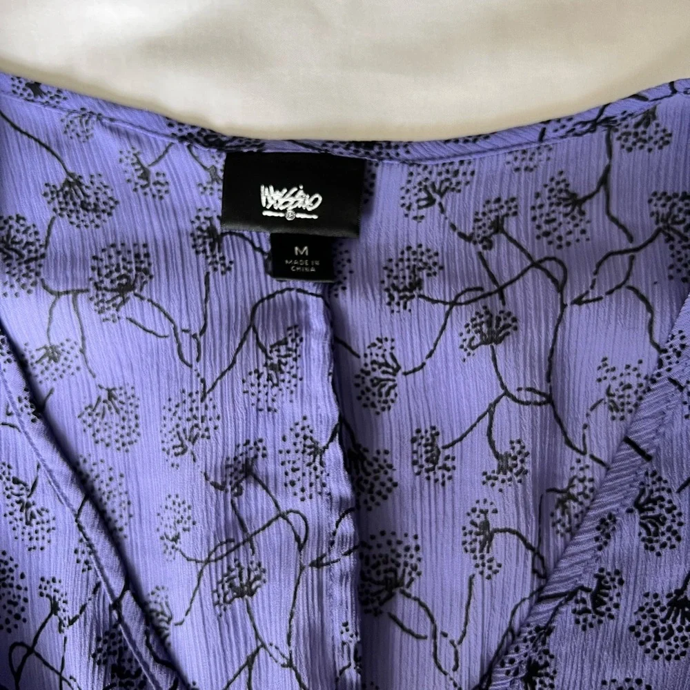 Purple Ruffle Blouse - Picture 3 of 3